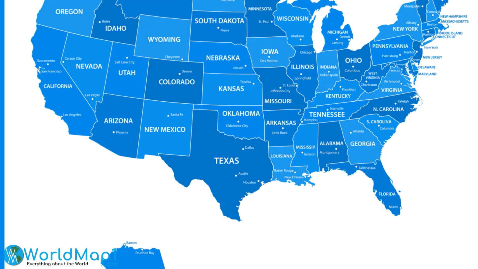 Where is New York State in the US